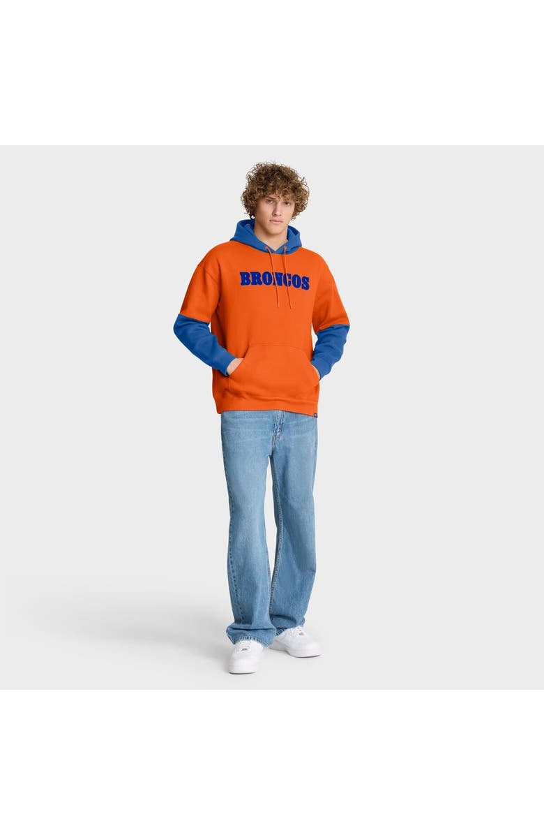 FANATICS Men's Fanatics Orange Denver Broncos Helmet Retro Pullover Hoodie, Alternate, color, Orange