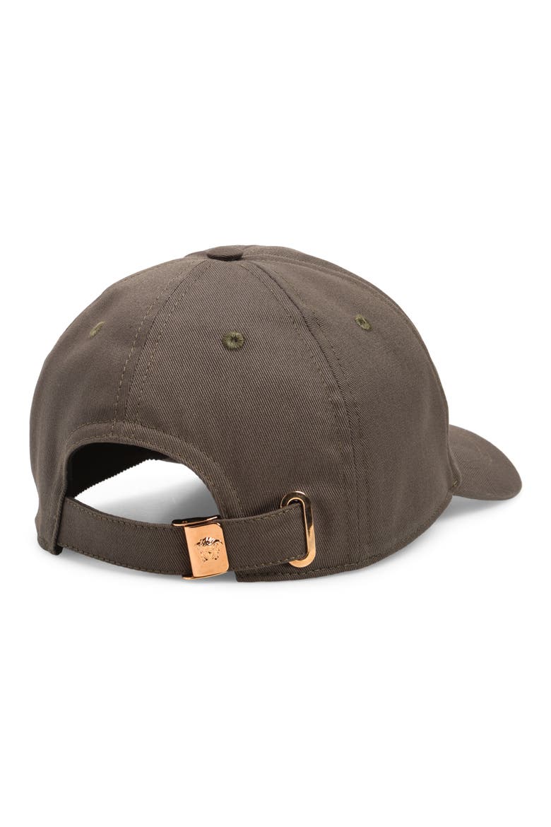 Embroidered Logo Cotton Drill Baseball Cap, Alternate, color, DARK OLIVE MAUVE