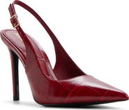 ALDO Stessysling 2.0 Croc Embossed Slingback Pump
