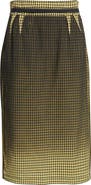 Maison Margiela Check Deconstructed Skirt