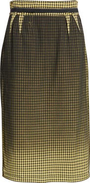 Maison Margiela Check Deconstructed Skirt