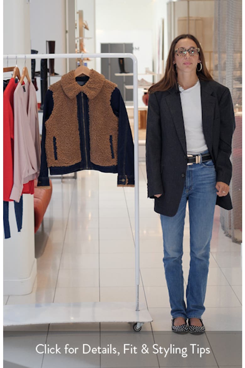 Faux Shearling & Denim Jacket video