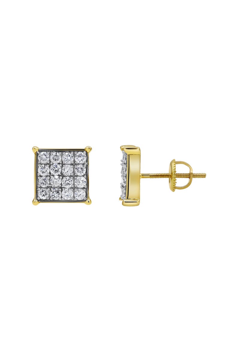 VIP Room 14K Yellow Gold Diamond Stud Earrings - 0.70ct., Alternate, color, 14K Yellow Gold