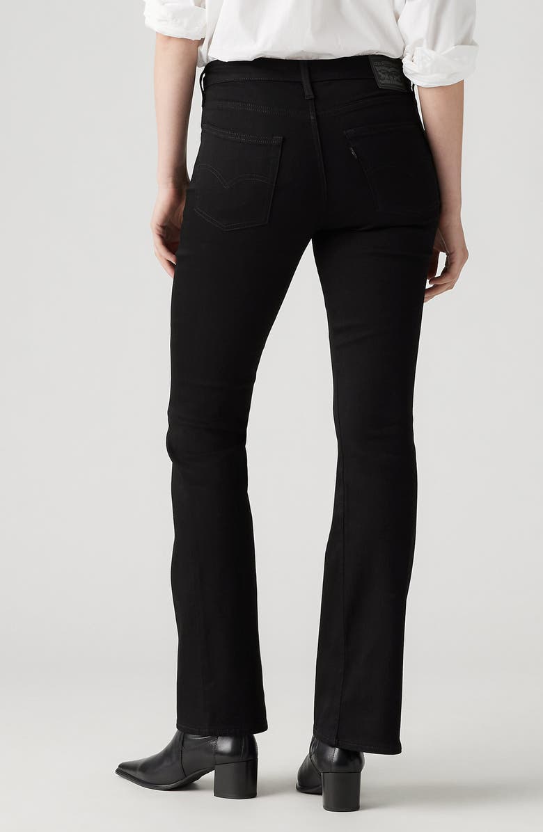 Levi's<sup>®</sup> 725 High Waist Bootcut Jeans, Alternate, color, Soft Black