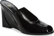 Fendi Show Genuine Eel Wedge Mule