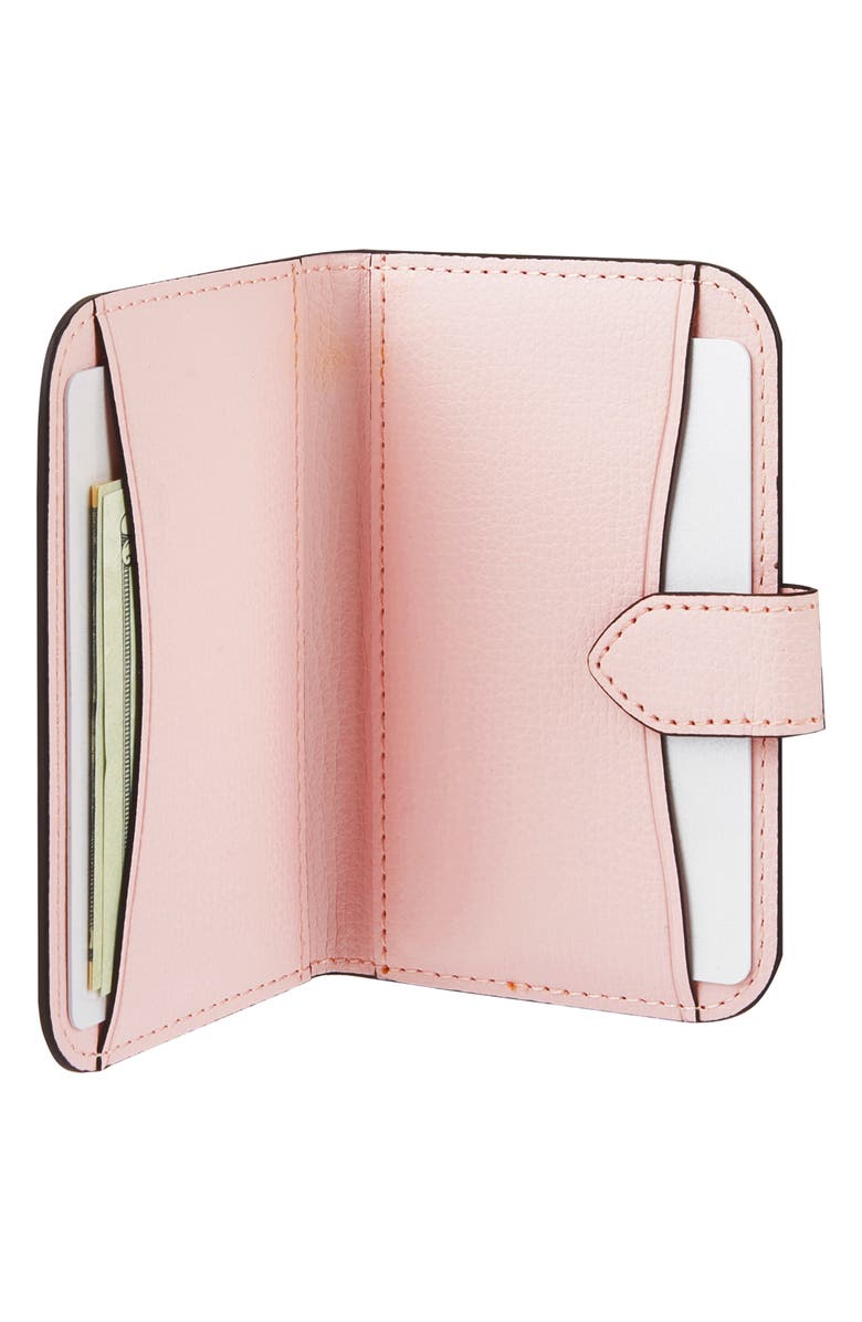 Kate Spade New York morgan magnetic wallet, Alternate, color, Chalk Pink