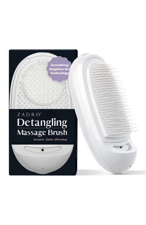 Detangling Massage Brush with Negative Ion Technology