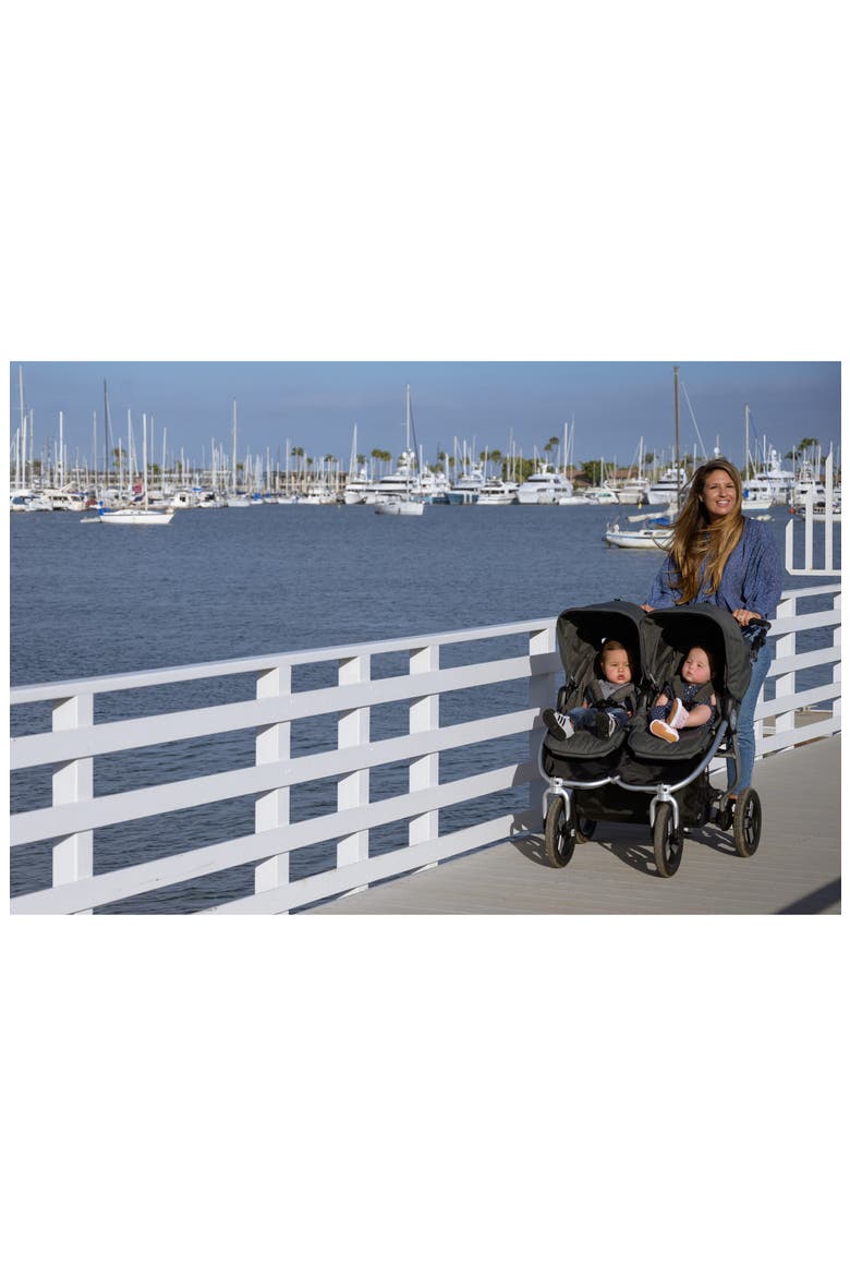 Indie Twin Double Stroller, Alternate, color, DAWN GREY