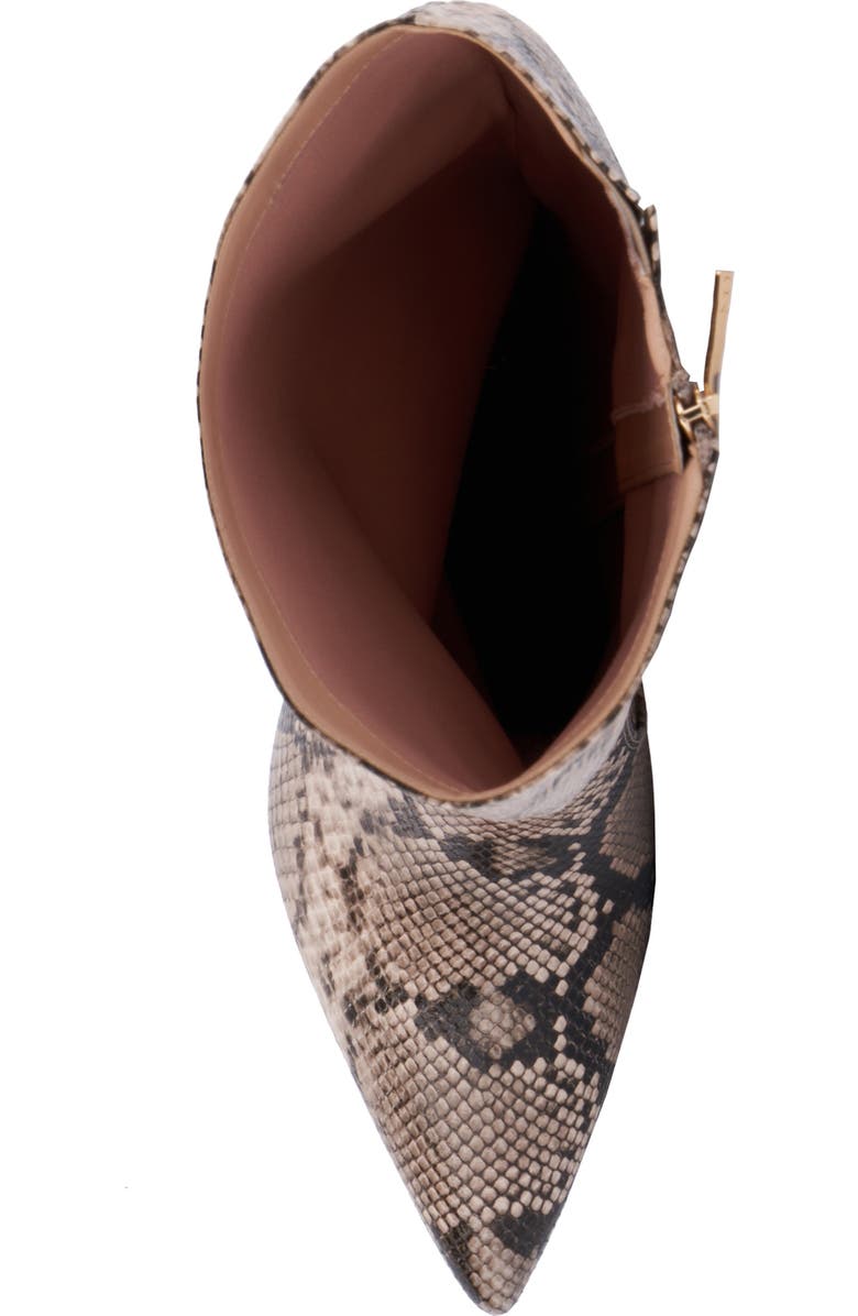 NEW YORK AND COMPANY Krystelle Knee High Boot, Alternate, color, Beige Snake