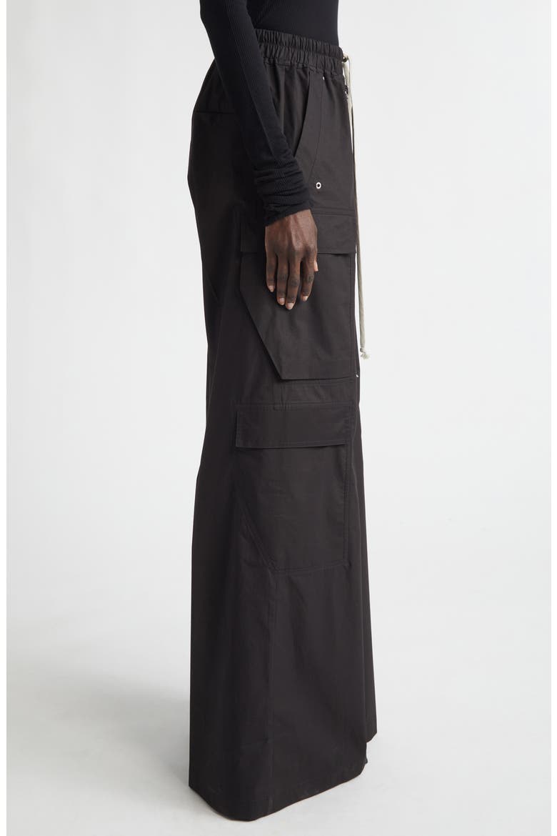 Cargobelas Cotton Cargo Pants, Alternate, color, BLACK