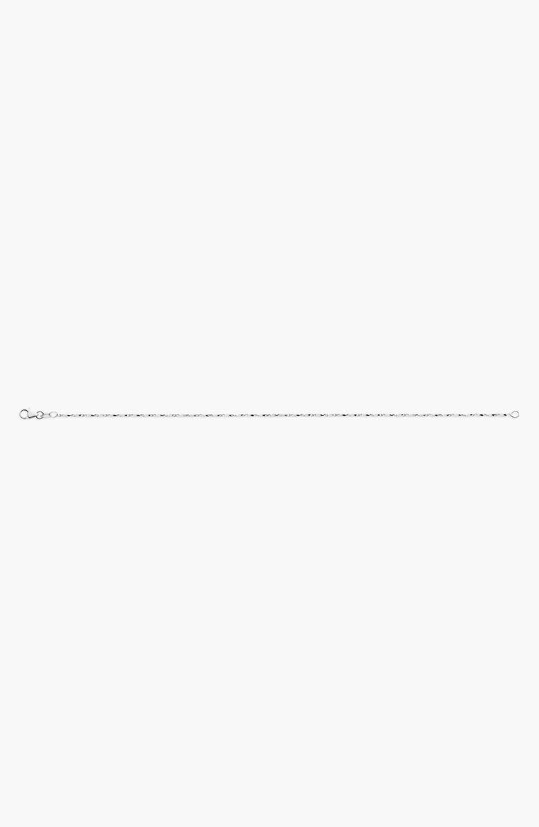 Aurate New York Barely There Chain Bracelet, Alternate, color, White