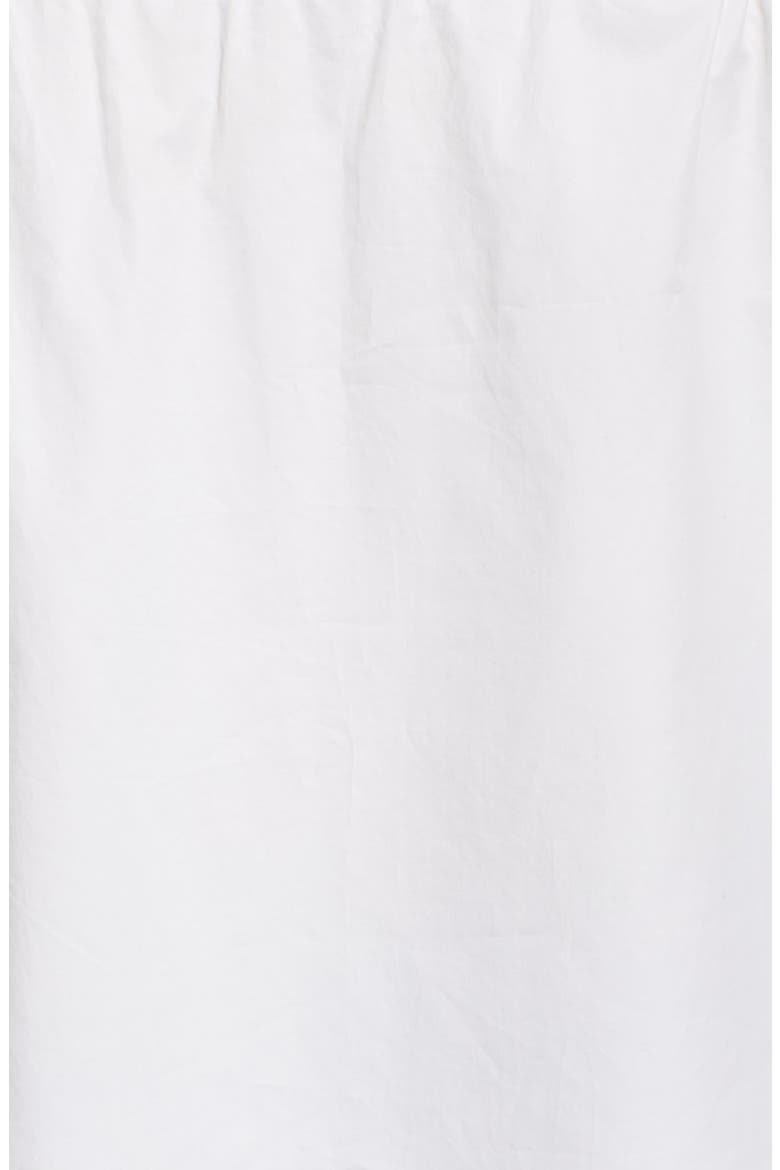 Off the Shoulder Cotton Poplin Tunic, Alternate, color, WHITE/ WHITE