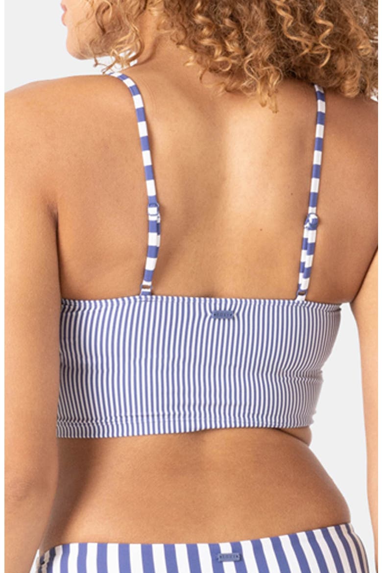 Stripe Out Tank Bikini Top, Alternate, color, BIJOU BLUE