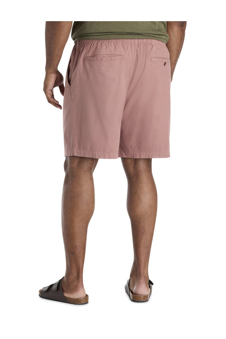 Big & Tall Essential Drawstring Shorts, Alternate, color, CEDAR ROSE