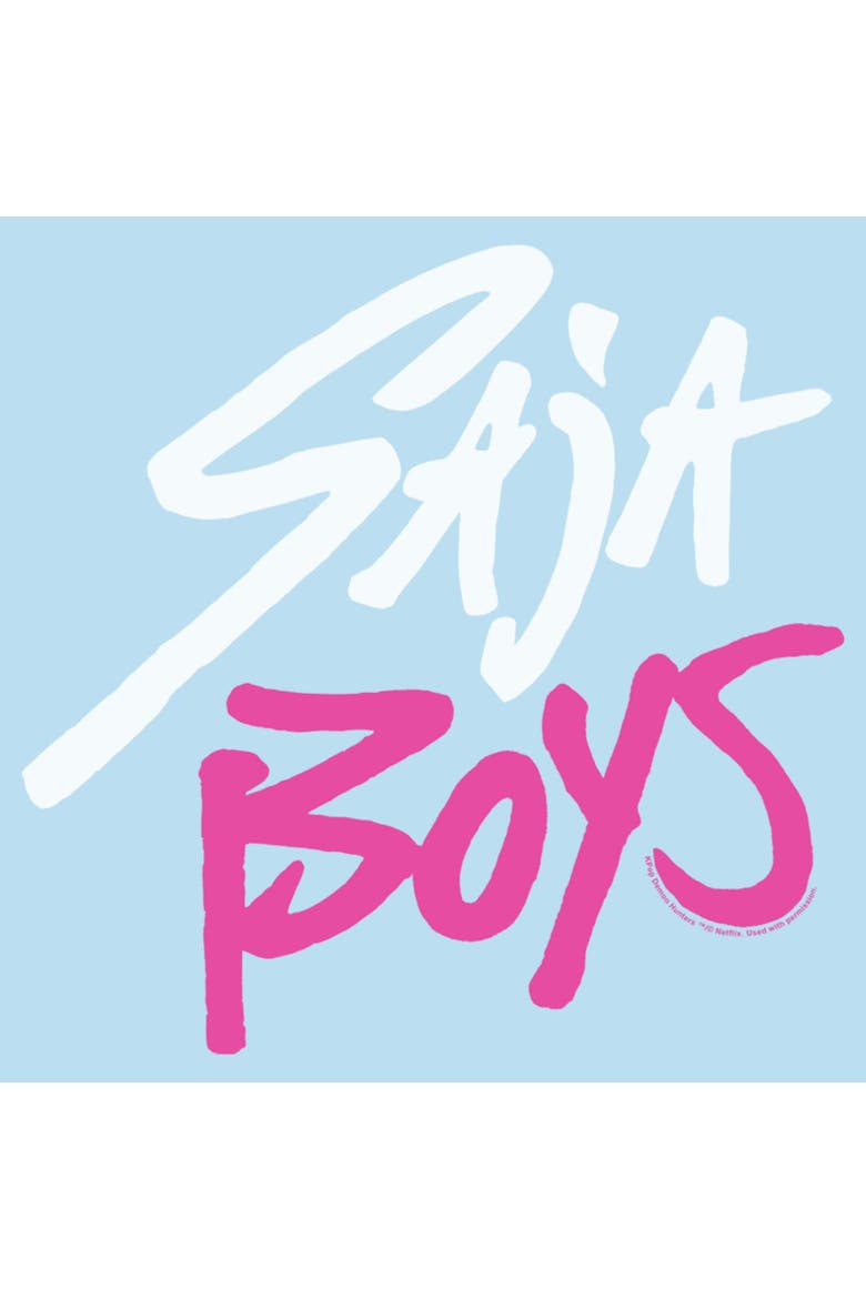 Men's Saja Boys' Logo Short Sleeve Graphic T-Shirt, Alternate, color, Light Blue