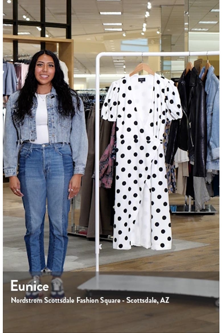 Devyn Dot Faux Wrap Dress video