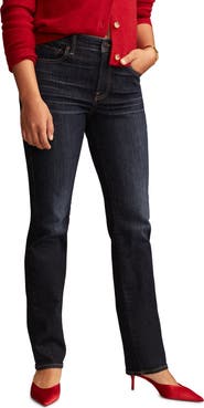 Lucky Brand Curvy High Waist Straight Leg Jeans