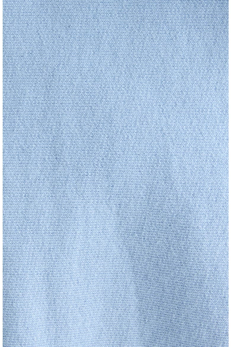 Logo Embroidered Dry Fleece Zip Hoodie, Alternate, color, LIGHT BLUE/ WHITE