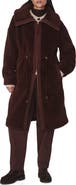 Varley Bennet Long Faux Shearling Coat