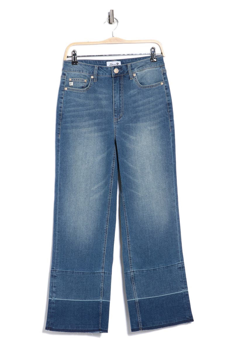 High Waist Released Hem Jeans, Alternate, color, FELTON