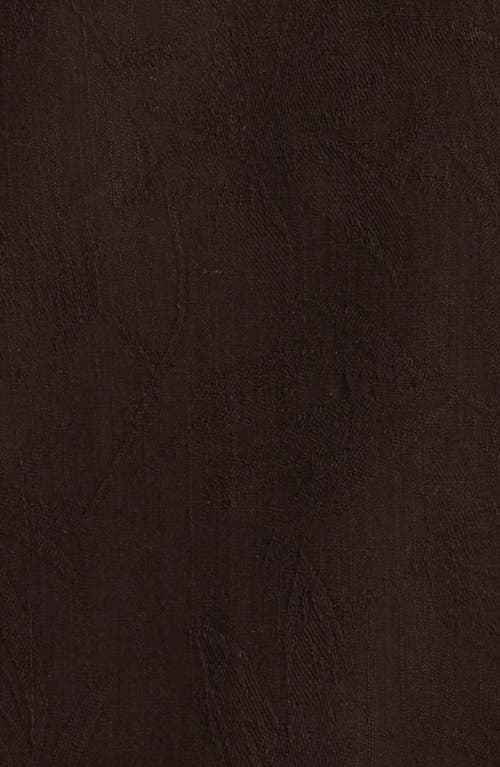 Tommy Bahama Better With Age Short Sleeve Silk Graphic Button-up Shirt In Brandy