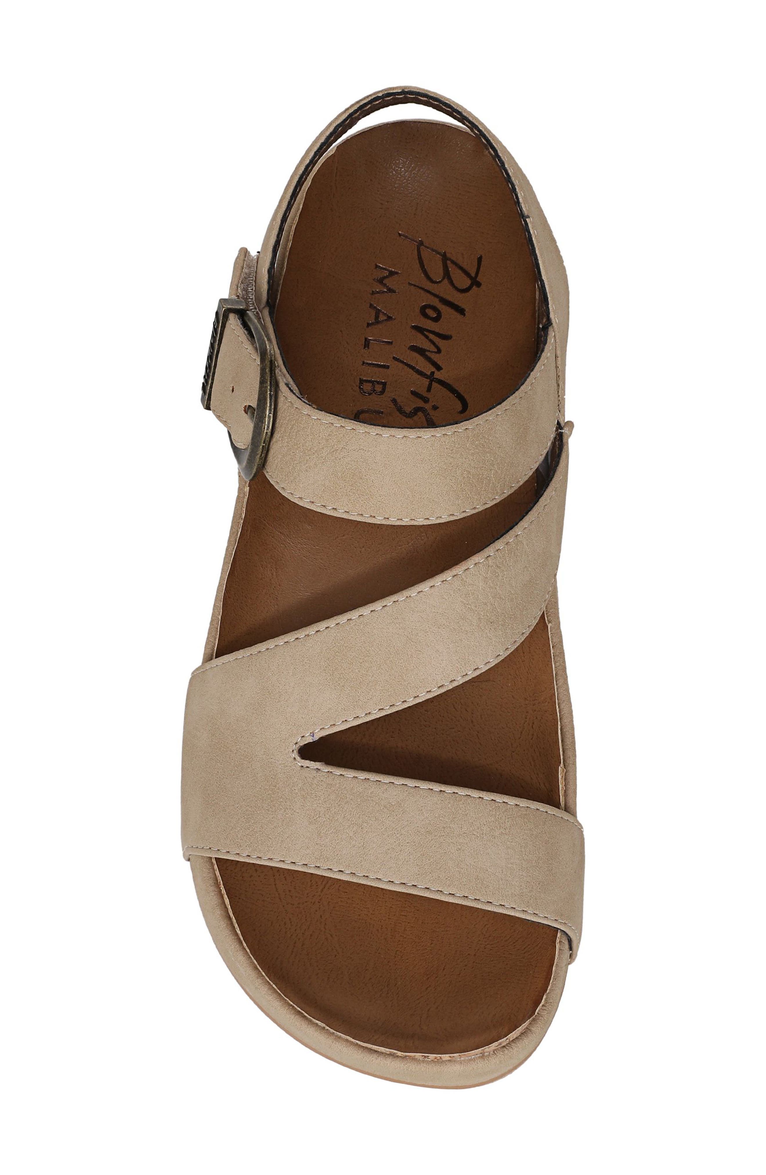 Blowfish Malibu Isabel Platform Sandal, Alternate, color, Sand Faux Nubuck