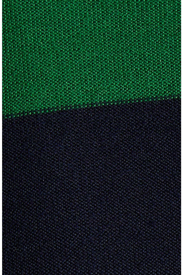 Stripe Oversize Cashmere Sweater, Alternate, color, GRASS GREEN/ BLUE