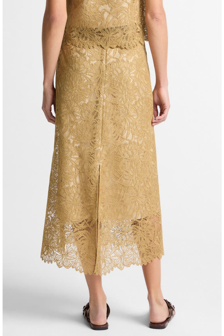Lace Midi Slip Skirt, Alternate, color, SOFT GOLD