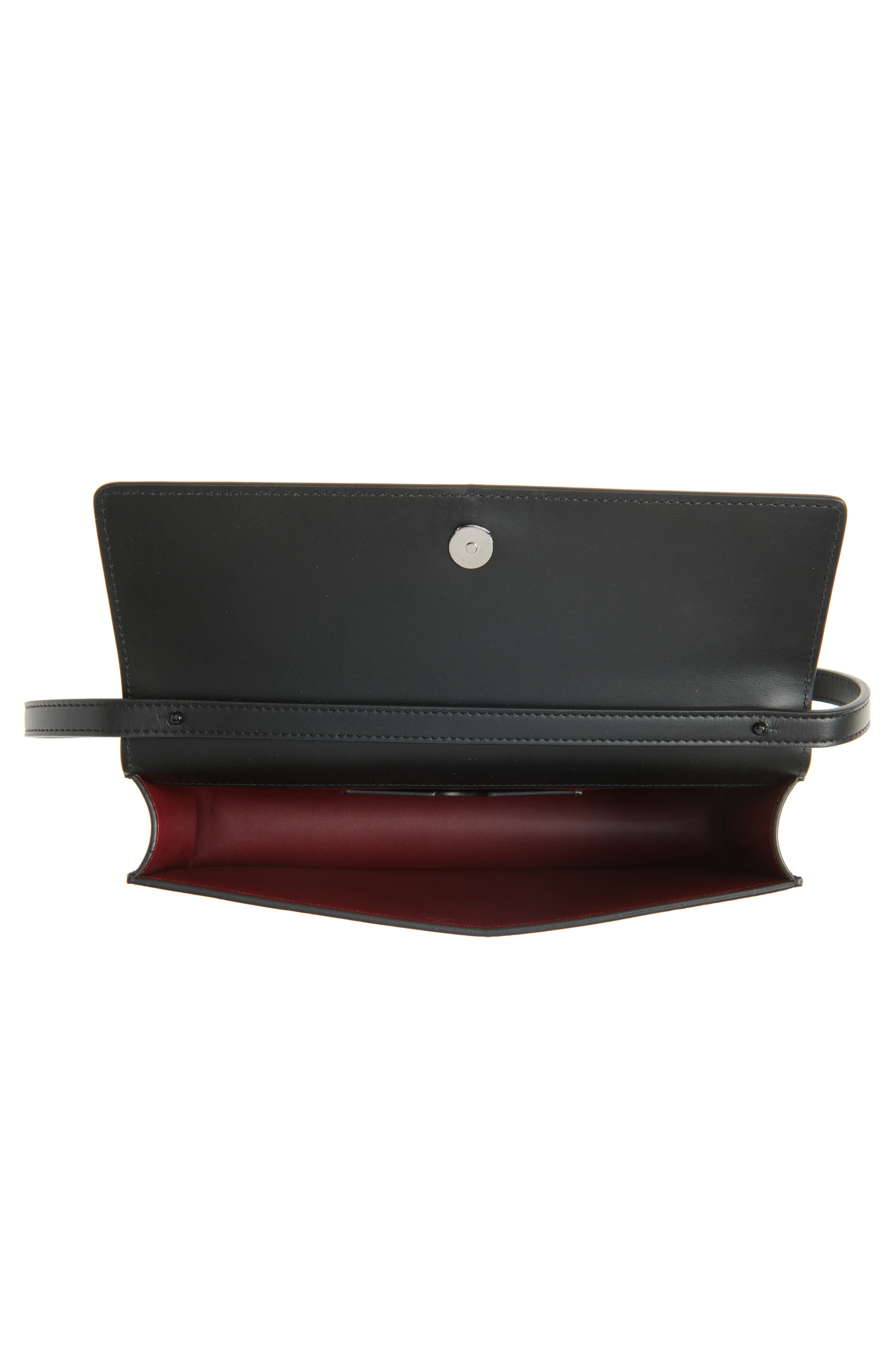 Off-White Jitney 1.0 Leather Shoulder Bag, Alternate, color, 