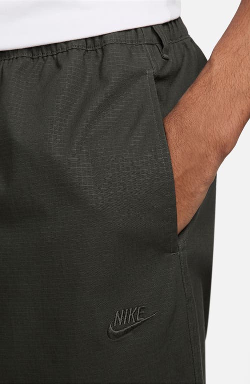Nike Sportswear Club Stretch Cotton Ripstop Cargo Pants In Green