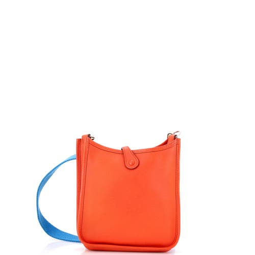 Pre-owned Hermes Hermes Evelyne Bag Gen Iii Epsom Tpm In Orange