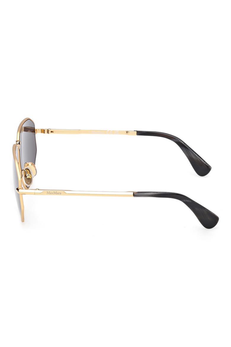 Miller 54mm Navigator Sunglasses, Alternate, color, DEEP GOLD/ BLACK HORN/ SMOKE