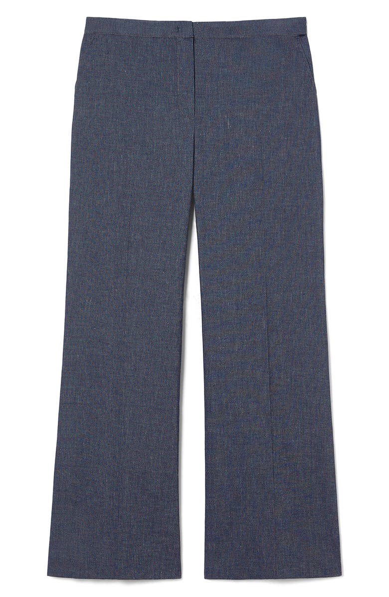 Marina Rinaldi Brigitta Cotton Blend Pants, Alternate, color, Blue Jeans