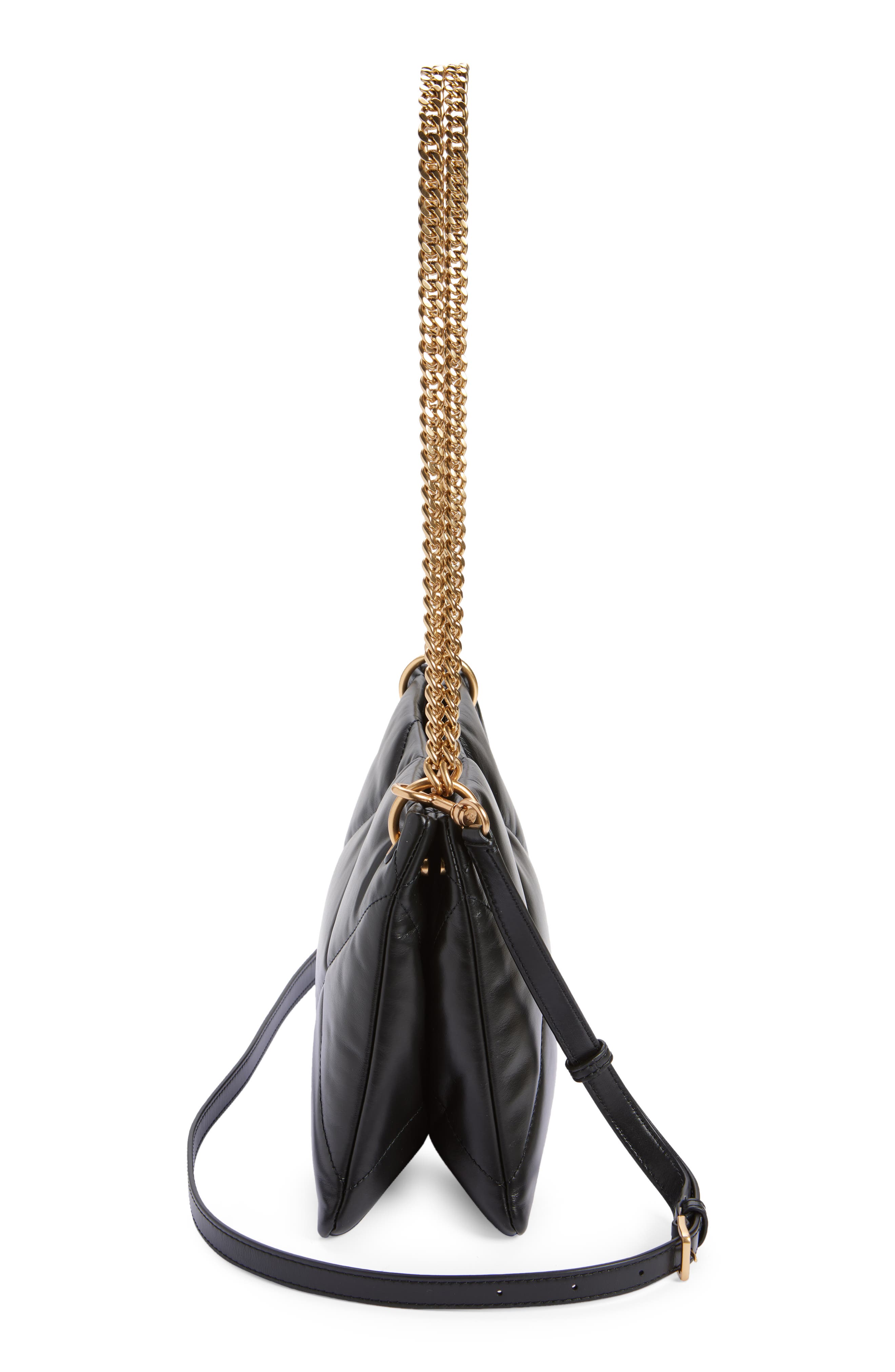 Tory Burch Small Kira Diamond Quilted Leather Shoulder Bag, Alternate, color, 