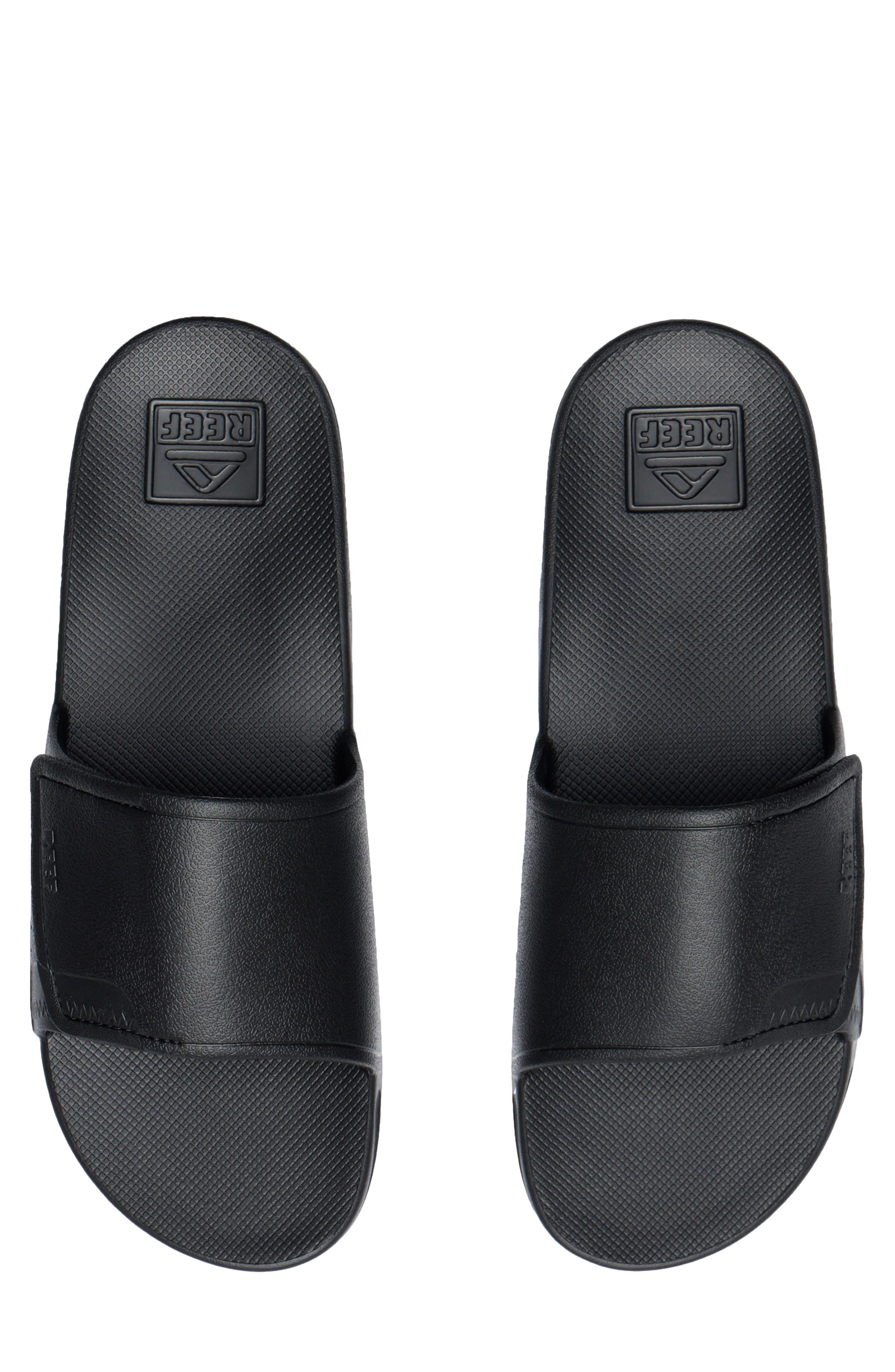 Reef Fanning H2O Slide, Alternate, color, Black