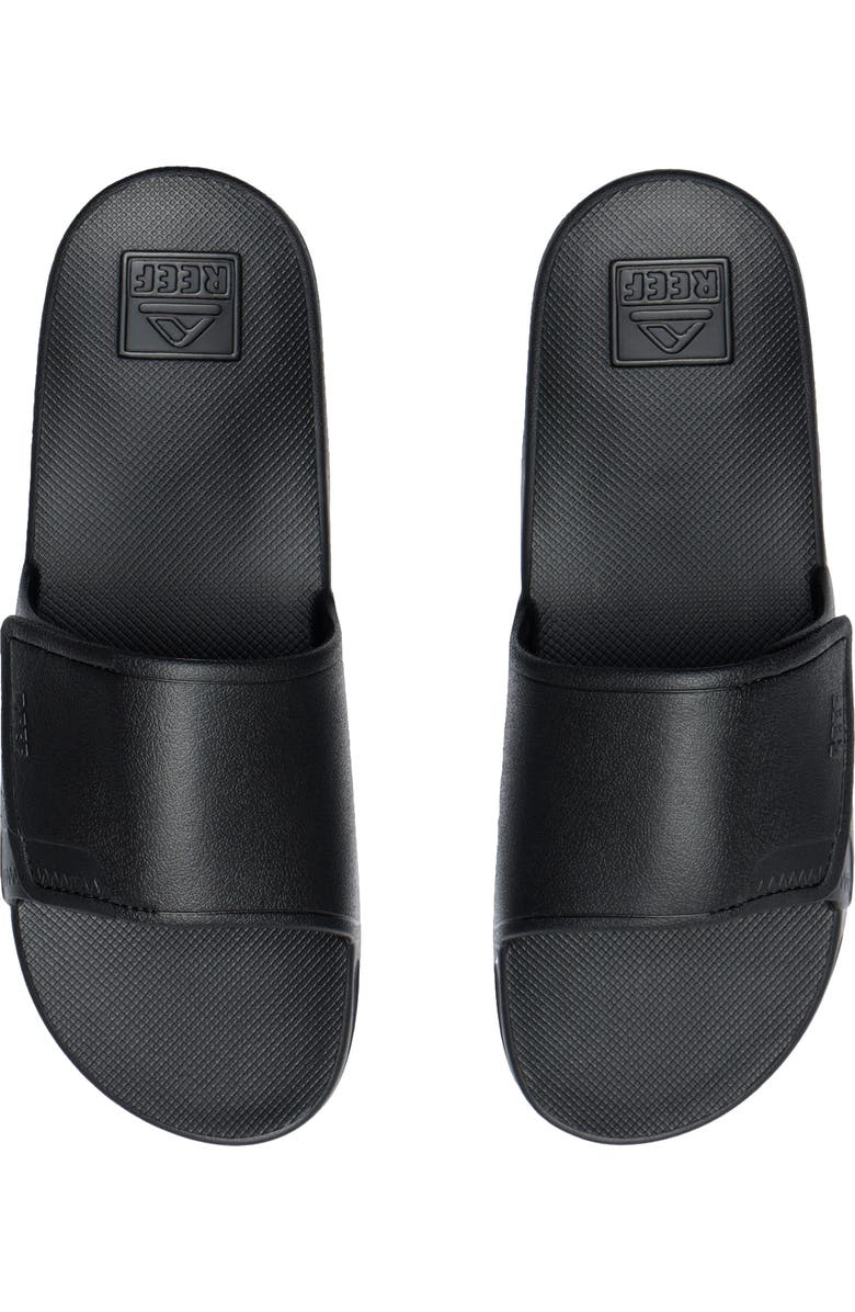 Reef Fanning H2O Slide, Alternate, color, Black