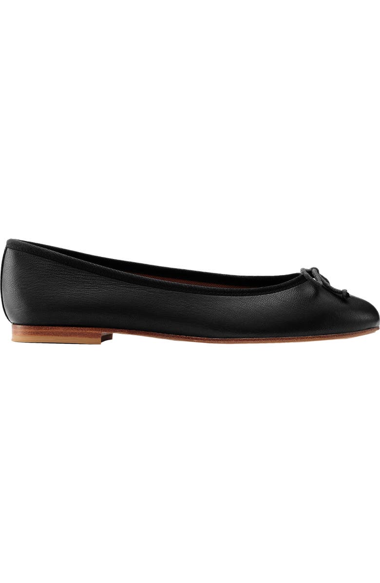 MARGAUX The Demi Flat, Main, color, Black Nappa