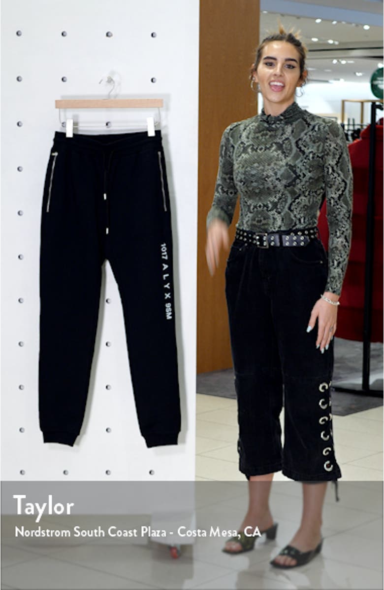 Visual Logo Jogger Pants, sales video thumbnail