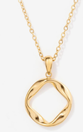 Little Sky Stone Twisted Infinity Necklace