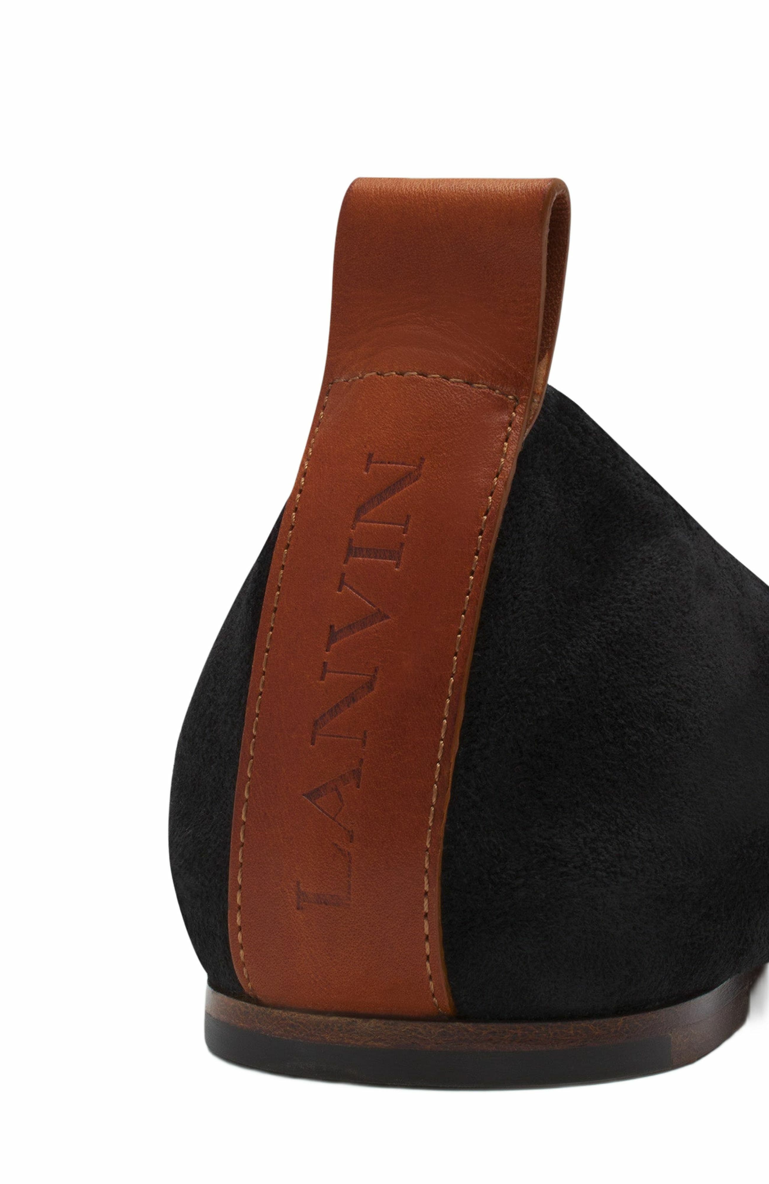Lanvin The Suede Ballerina Flat, Alternate, color, 