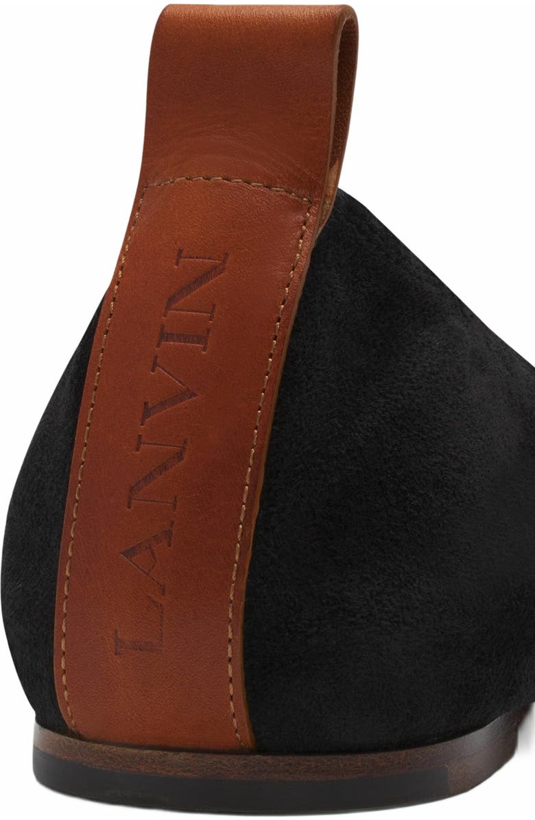 Lanvin The Suede Ballerina Flat, Alternate, color,