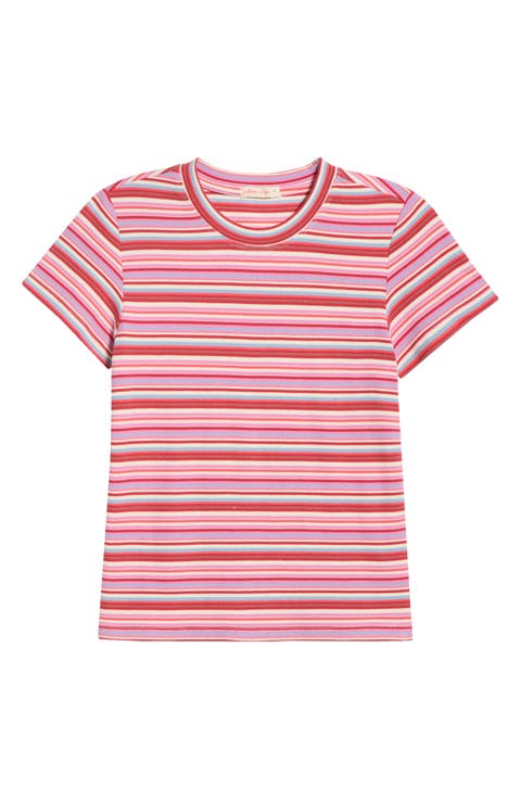 Lexi Stripe Rib T-Shirt