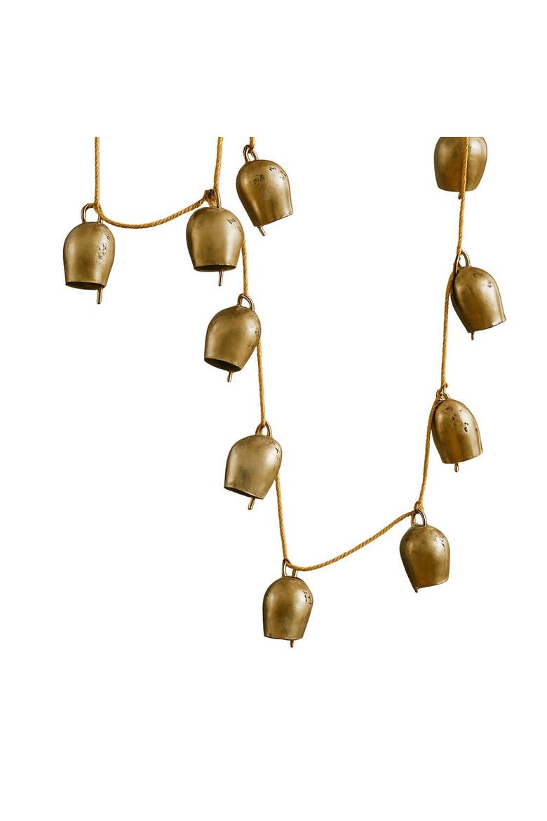 Metallic Bell Garland, Main, color, Gold