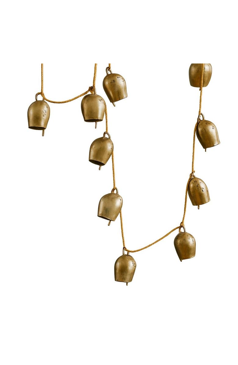 Be Home Metallic Bell Garland, Main, color, Gold