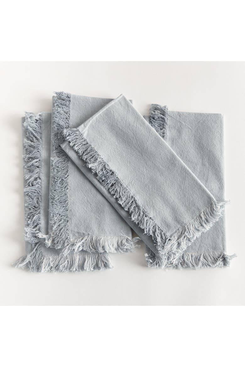 Aura Light Blue Napkins Set of 4, Alternate, color, Blue