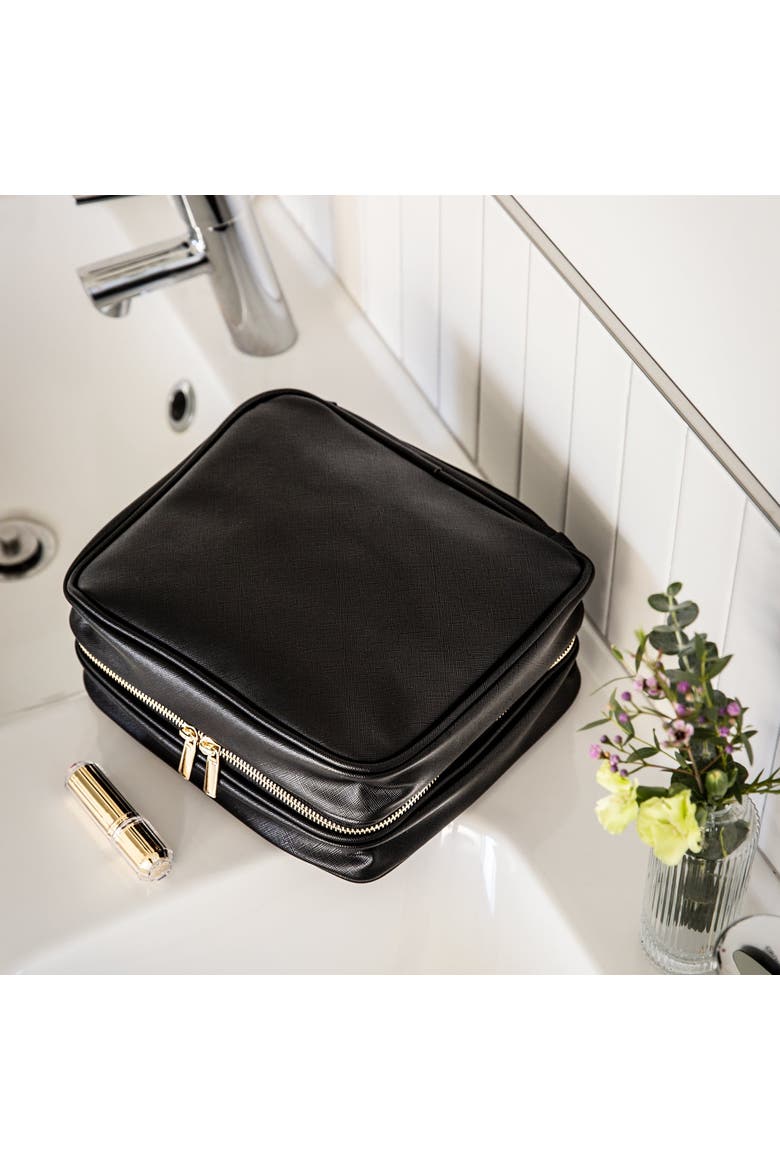 Jetsetter - The Organizer Cosmetic Bag, Alternate, color, Black