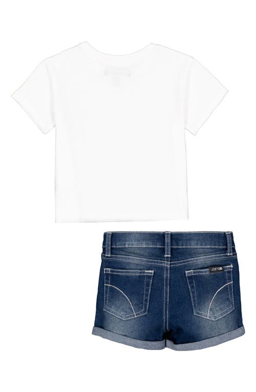 Joe's Graphic T-shirt & Denim Shorts Set