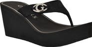 GUESS Shai Platform Wedge Flip Flop
