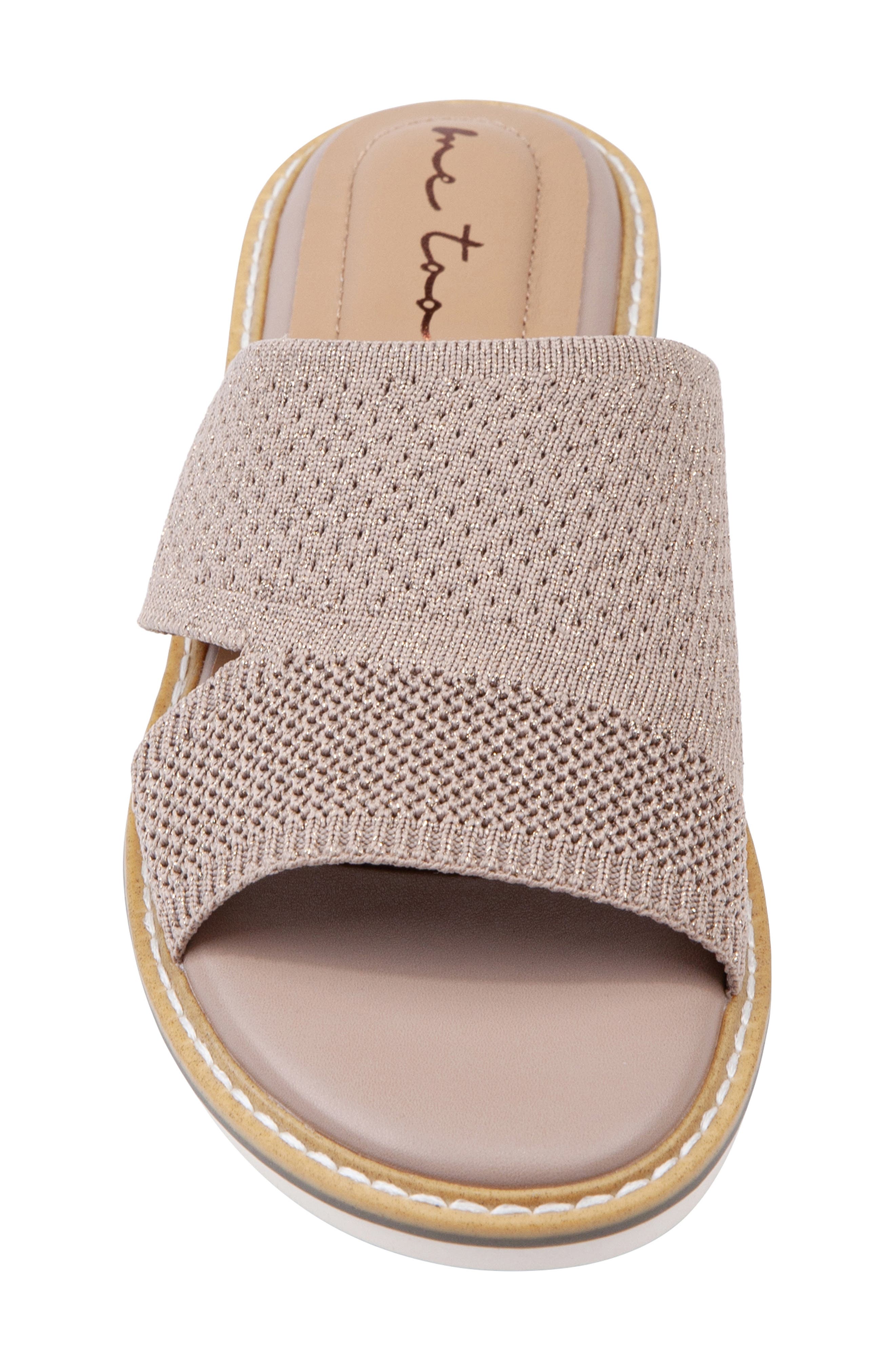 Hollie Slide Sandal, Alternate, color, QUARTZ METALLIC