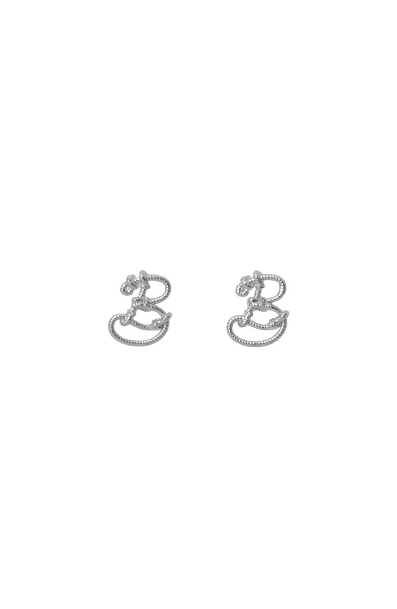 Burberry Small Nautical Knot Stud Earrings, Main, color,